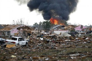 This picture can hardly describe the aftermath of this F-4 tornado. 